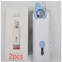 Multifunctional Cleaning Pen Set – Keyboard Cleaner Kit with Keycap Puller & Tools for Earbuds, Headsets & Electronics