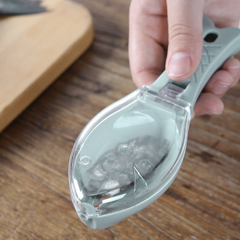 Fish Scale Remover Brush – Quick Scraping Fish Scaler Knife & Skin Peeling Cleaner Kitchen Tool