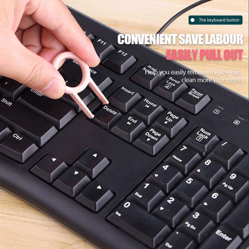 Multifunctional Cleaning Pen Set – Keyboard Cleaner Kit with Keycap Puller & Tools for Earbuds, Headsets & Electronics