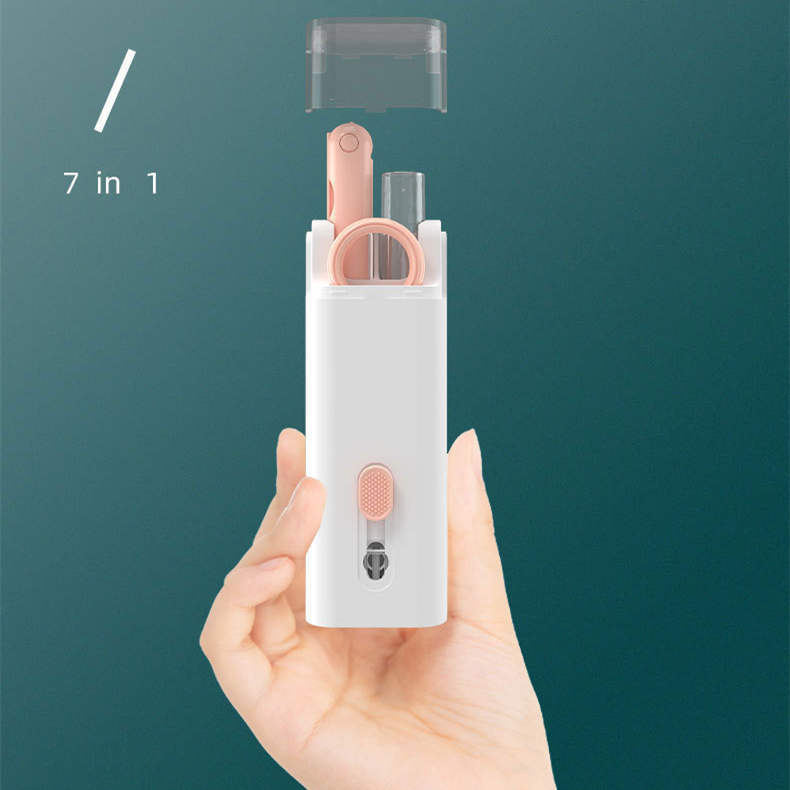Multifunctional Cleaning Pen Set – Keyboard Cleaner Kit with Keycap Puller & Tools for Earbuds, Headsets & Electronics