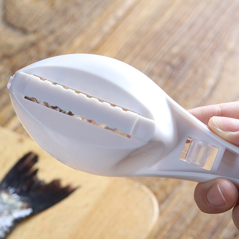 Fish Scale Remover Brush – Quick Scraping Fish Scaler Knife & Skin Peeling Cleaner Kitchen Tool