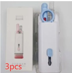 Multifunctional Cleaning Pen Set – Keyboard Cleaner Kit with Keycap Puller & Tools for Earbuds, Headsets & Electronics