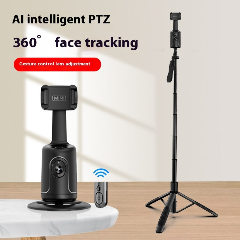 360° Auto Face Tracking Smart Gimbal – AI Phone Holder Stabilizer for Video, Vlog & Live Streaming