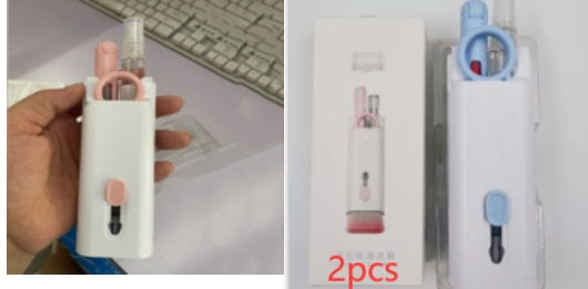 Multifunctional Cleaning Pen Set – Keyboard Cleaner Kit with Keycap Puller & Tools for Earbuds, Headsets & Electronics