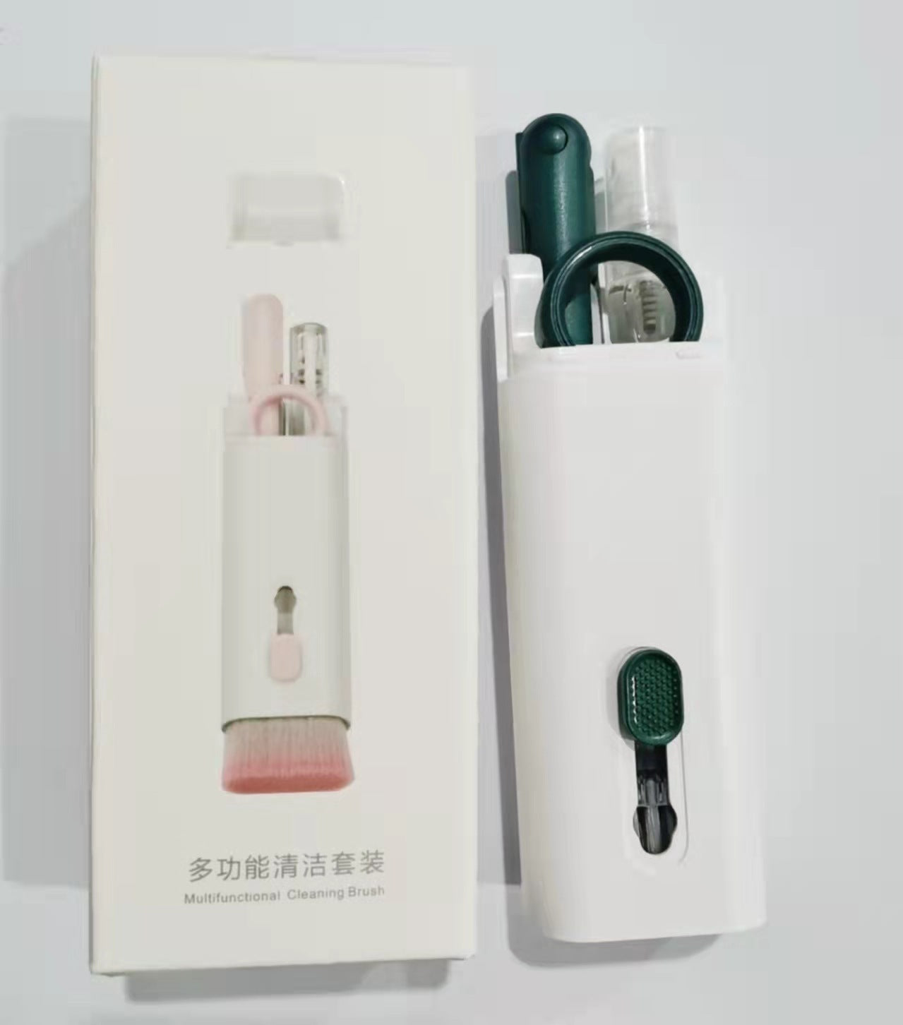 Multifunctional Cleaning Pen Set – Keyboard Cleaner Kit with Keycap Puller & Tools for Earbuds, Headsets & Electronics