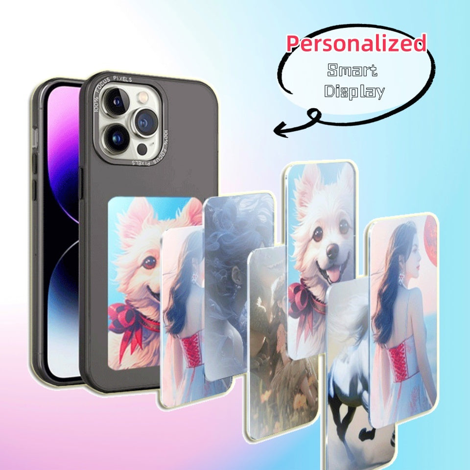 E-Ink Screen Phone Case – Battery-Free Personalized Projection Luxury Designer Phone Cover