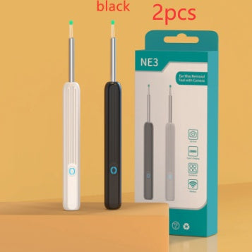NE3 Wireless Ear Cleaner Otoscope – Ear Wax Removal Tool with Camera, LED Light & Endoscope Cleaning Kit for iPhone