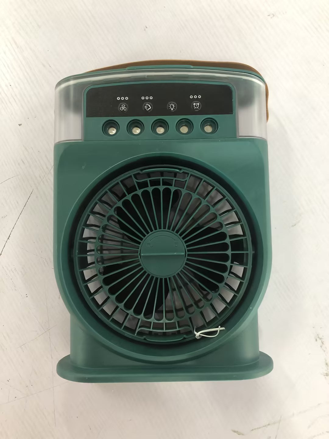 Portable USB Air Conditioner Fan – 5 Spray Mist Modes, 7-Color LED Light, 600ML Water Tank Air Cooler & Humidifier