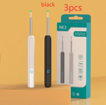 NE3 Wireless Ear Cleaner Otoscope – Ear Wax Removal Tool with Camera, LED Light & Endoscope Cleaning Kit for iPhone