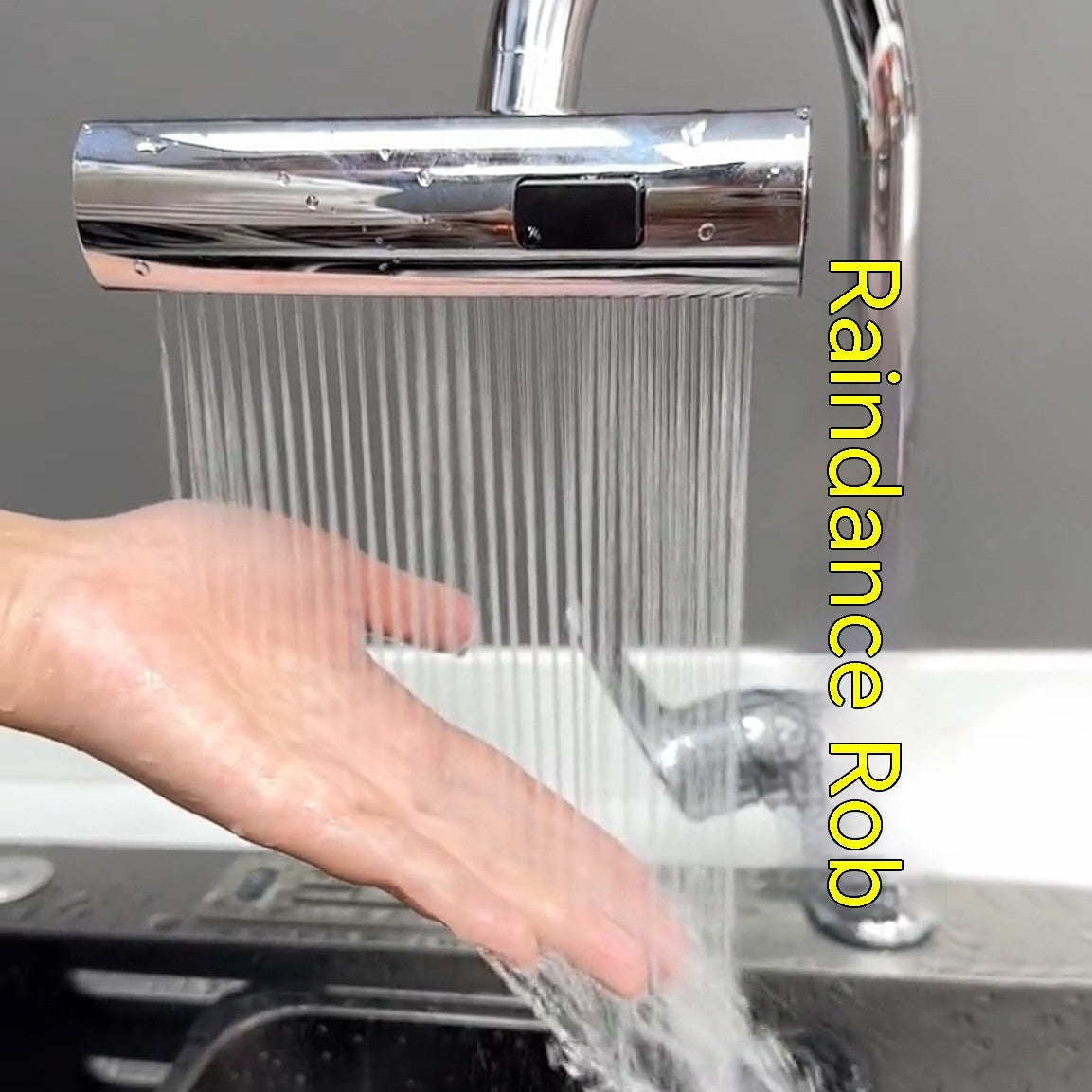 Universal Rotating Kitchen Faucet Nozzle – Splash-Proof Waterfall Outlet Bubbler Extension Tap Attachment