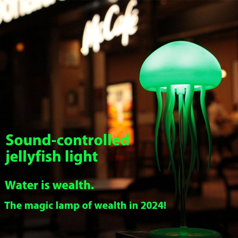 LED Jellyfish Lamp – Realistic Mood Night Light for Bedroom, Desk & Home Décor | Smart Portable Jellyfish Aquarium Lamp