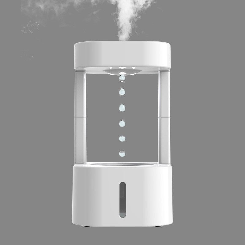 Anti-Gravity Water Drop Humidifier – 580ML Quiet Mist Maker for Home & Office | Air Conditioning & Cool Mist Spray Diffuser