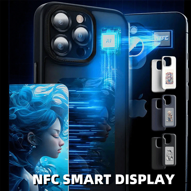 E-Ink Screen Phone Case – Battery-Free Personalized Projection Luxury Designer Phone Cover