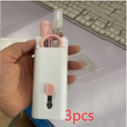 Multifunctional Cleaning Pen Set – Keyboard Cleaner Kit with Keycap Puller & Tools for Earbuds, Headsets & Electronics